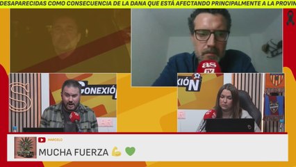 Juan Sánchez, ex del Valencia y vecino de Aldaya, nos cuenta la pesadilla de estos días
