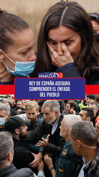 Estalla la furia contra los reyes de España; damnificados los increpan