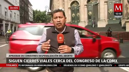 Siguen cierres viales en CdMx por despenalización del aborto; manifestantes nunca llegaron