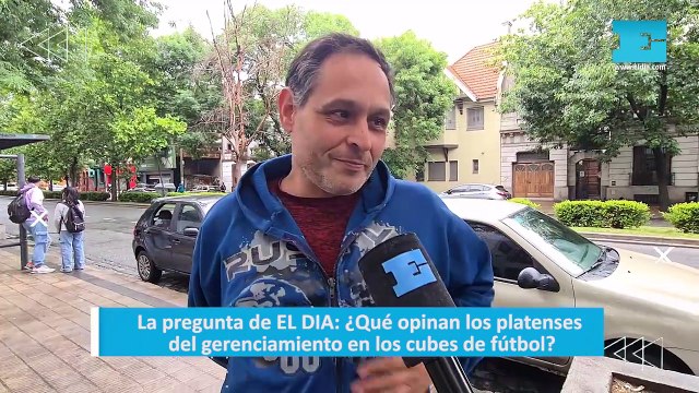 Qué opinan los platenses del gerenciamiento en los cubes de fútbol