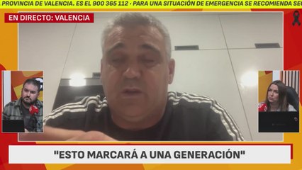 La desesperación de Ballesteros tras lo que ha padecido 'in situ' estos días en Valencia