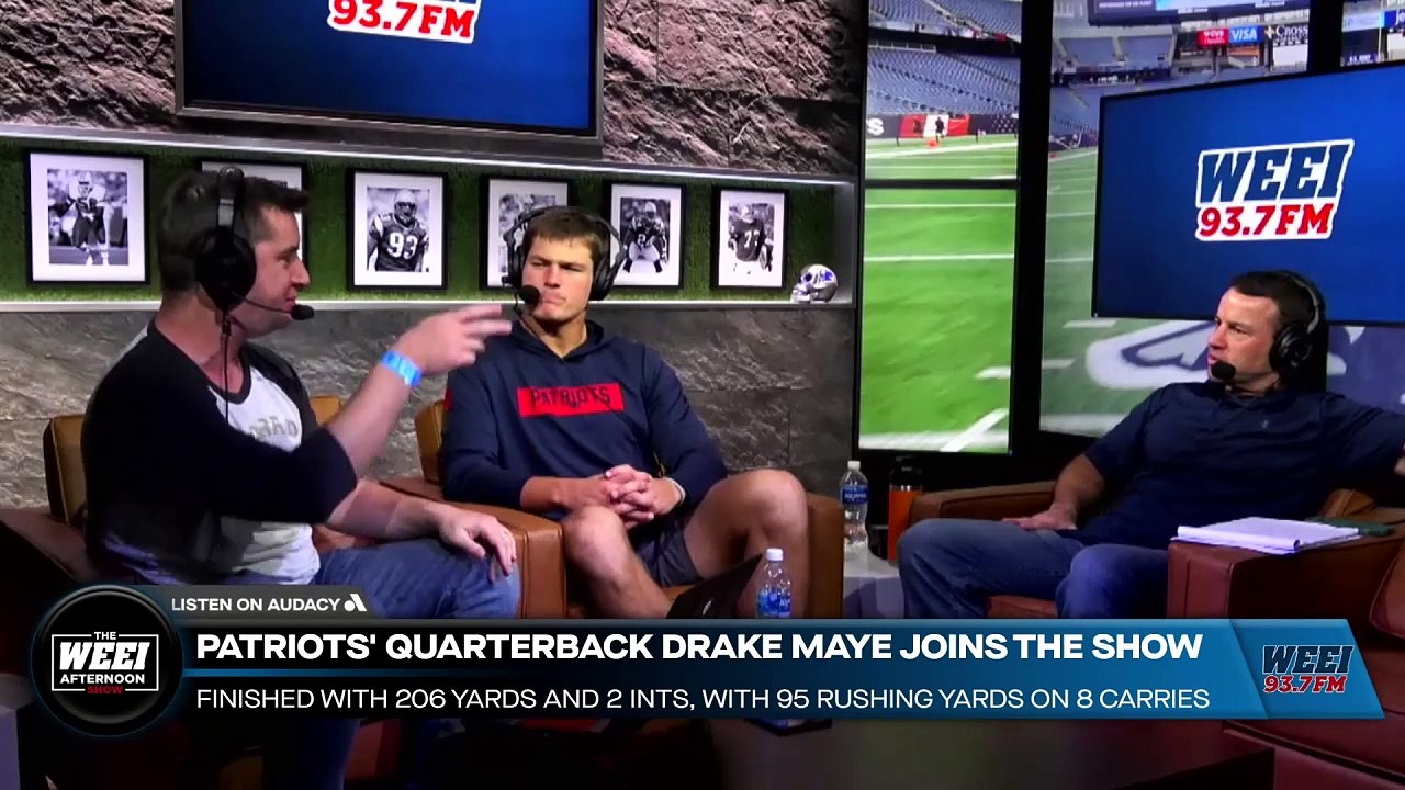 WEEI Afternoons: Drake Maye has no regret with taking a shot in OT