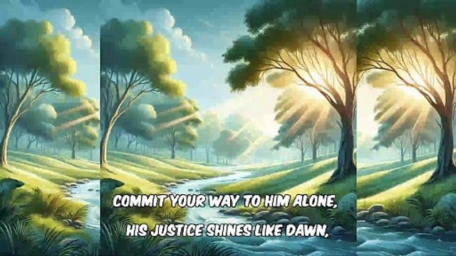 Psalms 37 - Trust In Yah with Lyrics | (Worship Song)