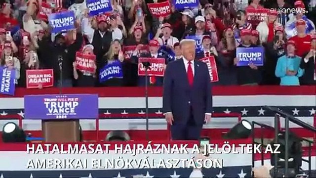 Egy nappal az elnökválasztás előtt a demokrata és a republikánus kampány is begyújtotta a rakétákat