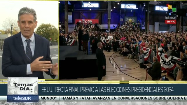 Recta final previo a elecciones presidenciales en EE.UU.