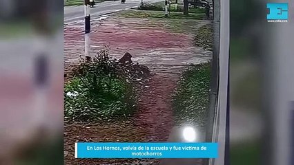 Un adolescente volvía de la escuela y fue víctima de un ataque motochorro en La Plata