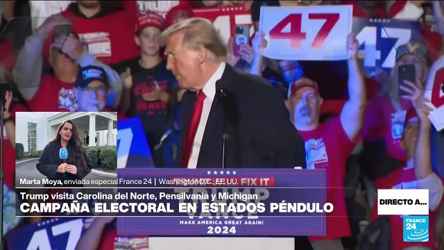 Directo a... Washington y los últimos mítines de Trump y Harris antes del 5N