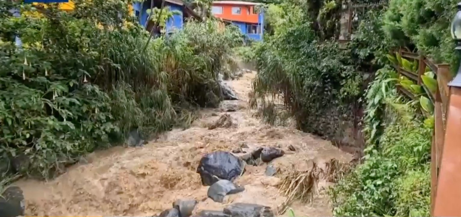 Fuertes lluvias causan afectaciones en Boquete: ocho viviendas inundadas y desbordamiento de quebrada