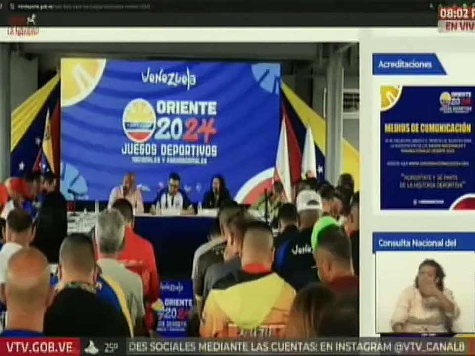 Presidente Nicolás Maduro: Los Juegos Nacionales y Paranacionales serán una fiesta para el país