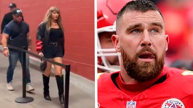 Taylor Swift llega al juego de los Chiefs para apoyar a su novio Travis Kelce