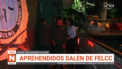 aprehendidos salen de felcc