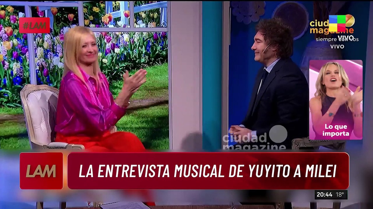  La VISITA DE JAVIER MILEI al programa de YUYITO GONZÁLEZ
