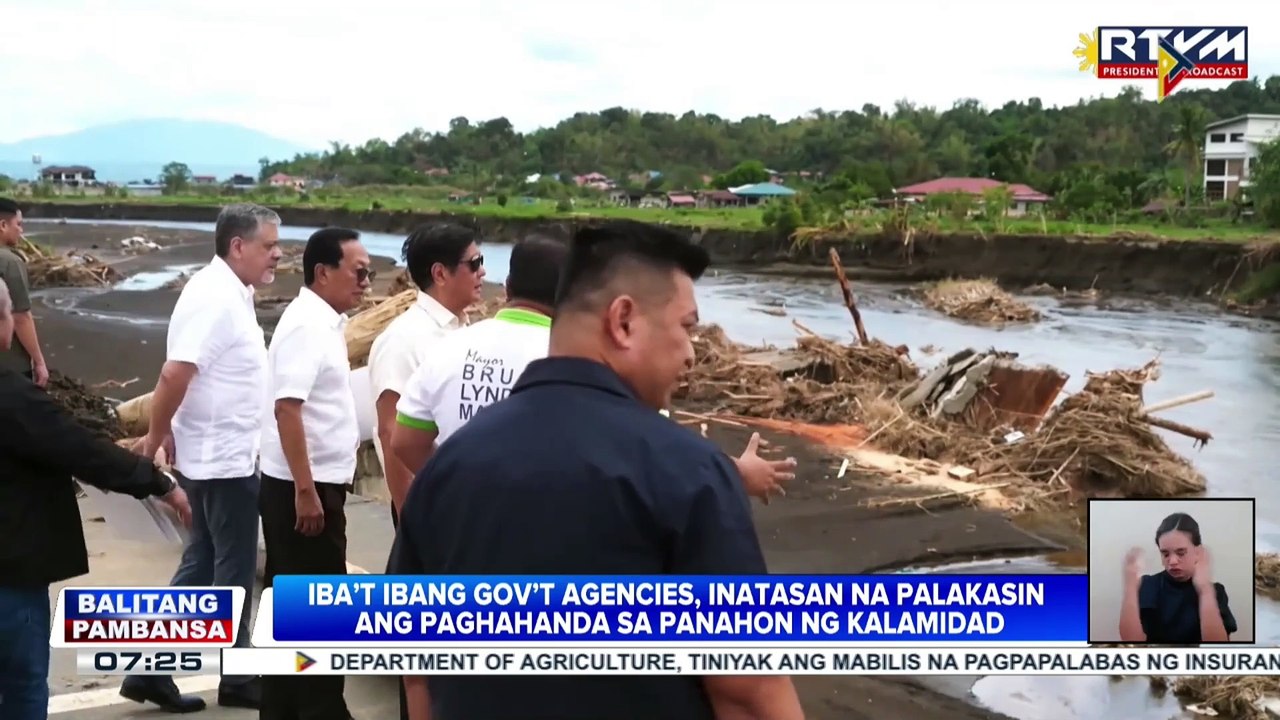 Iba't Ibang gov't agencies, inatasan na palakasin ang paghahanda sa panahon ng kalamidad