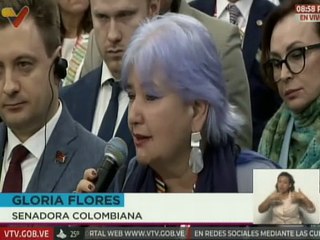 Senadora Gloria Flores: Gracias a Venezuela por su rol de facilitador en la paz de Colombia