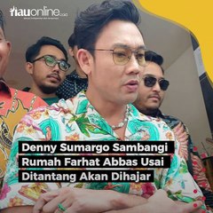 Denny Sumargo Sambangi Rumah Farhat Abbas Usai Ditantang Akan Dihajar