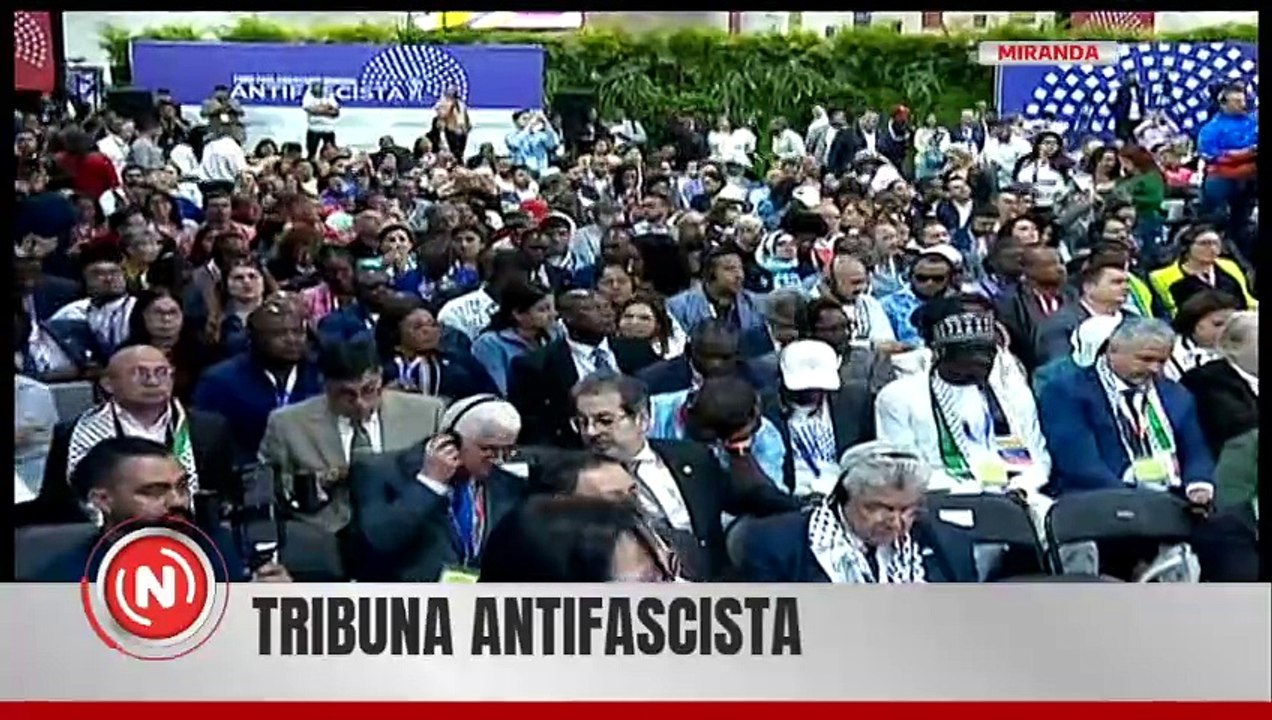 Líderes y lideresas participan en Foro Parlamentario Mundial Antifascista en Caracas