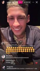 Wanda Nara y L-Gante a los besos