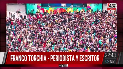 FRANCO TORCHIA LE RESPONDE A FEINMANN: "NO DAN RESPUESTA INSTITUCIONAL PERO MANDAN A UN PERIODISTA"