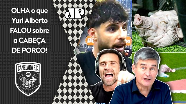 OLHA ISSO! O Yuri Alberto FALOU que a CABEÇA DE PORCO... CENA em Corinthians x Palmeiras CHOCA!