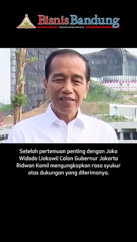 Usai Bertemu Jokowi, RK Siap Membangun Jakarta Dengan Semangat Gotong Royong