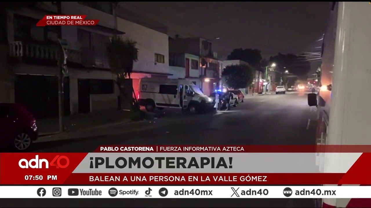 Balean a una persona en la colonia Valle Gómez en la alcaldía Venustiano Carranza