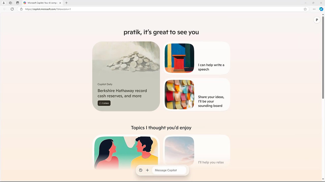 Microsoft Copilot Course Section 39 Accessing Chat History