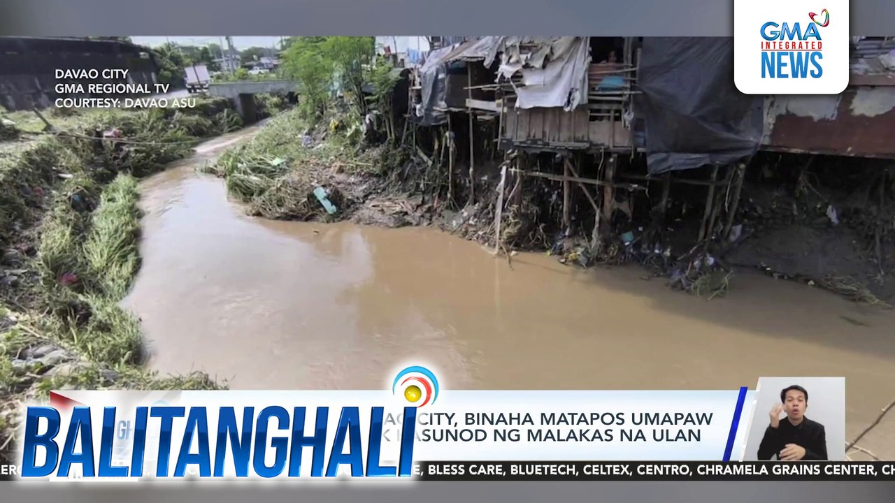 Ilang lugar sa Davao City, binaha matapos umapaw ang Panacan Creek kasunod ng malakas na ulan | Balitanghali