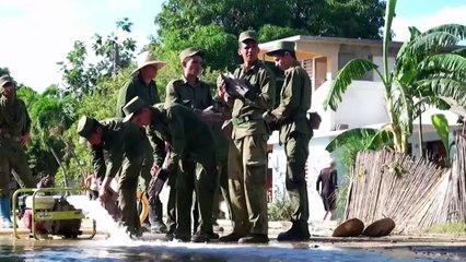 Casi 70.000 evacuados por amenaza de inundaciones en Cuba
