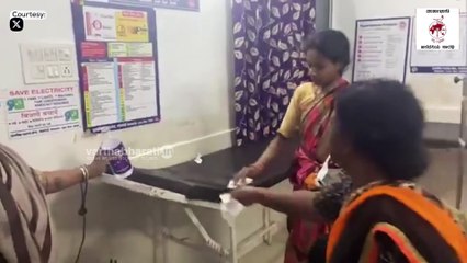 ಪತ್ನಿಯಿಂದ ಪತಿಯ ರಕ್ತ ಸ್ವಚ್ಛ ಮಾಡಿಸಿದ ಆಸ್ಪತ್ರೆ ಸಿಬ್ಬಂದಿ ! | Madhya Pradesh | Pregnant woman