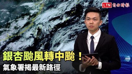 銀杏颱風轉中颱！最新路徑與影響解析🌪️