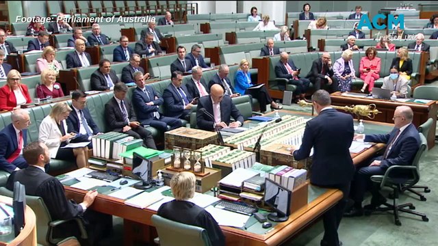 Federal treasurer Dr Jim Chalmers speaks in parliament after the November 2024 rate decision