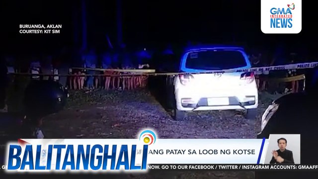Mag-asawa, natagpuang patay sa loob ng kotse | Balitanghali