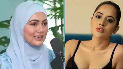 Urfi Javed Angry On Sana Khan Woman Short Dresses Choice Statement Viral, Public Reaction