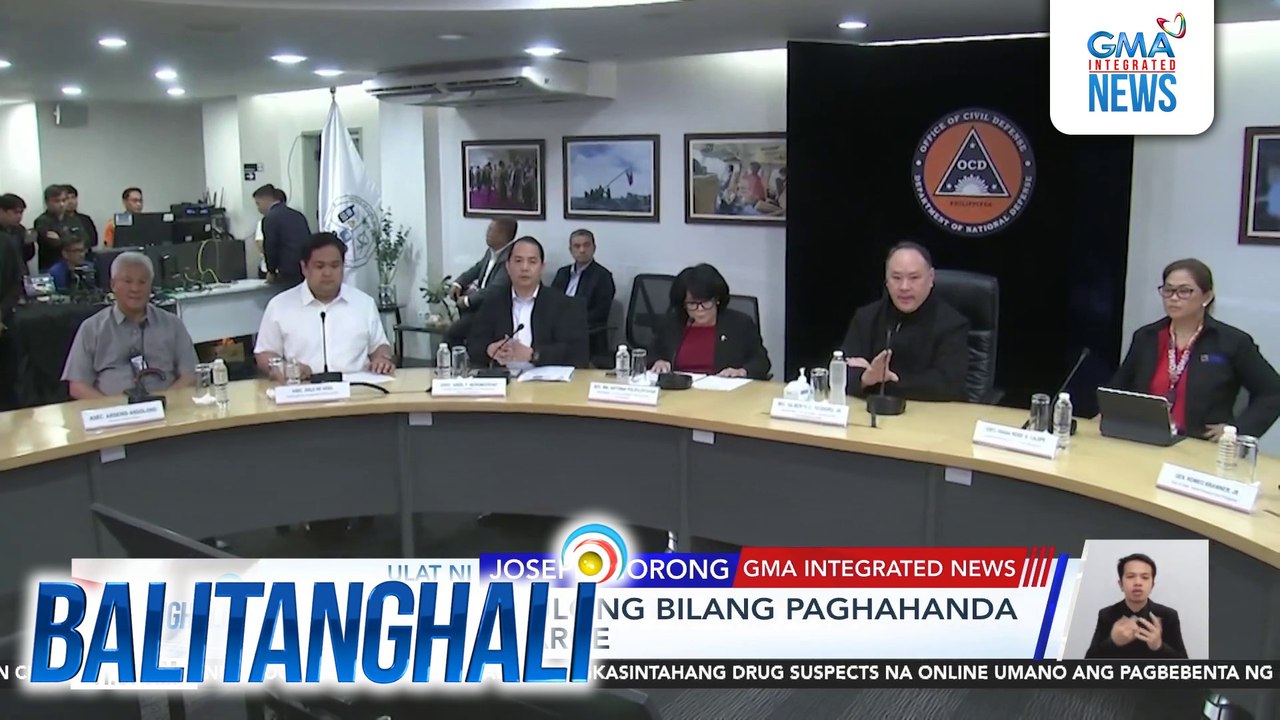 NDRRMC, nagpulong bilang paghahanda sa Typhoon Marce | Balitanghali