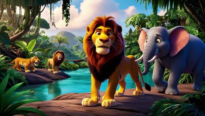 Leo the Lion's Adventure to Save the Jungle || Bedtime Stories For Kids