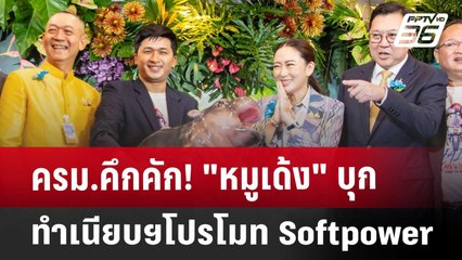 ครม.คึกคัก! "หมูเด้ง" บุกทำเนียบฯ โปรโมท Softpower | เที่ยงทันข่าว | 5 พ.ย. 67