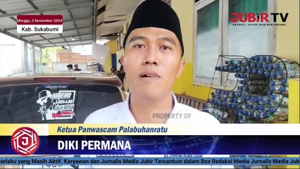 189 Anggota PTPS Kecamatan Palabuhanratu Resmi Dilantik Bawaslu Sukabumi