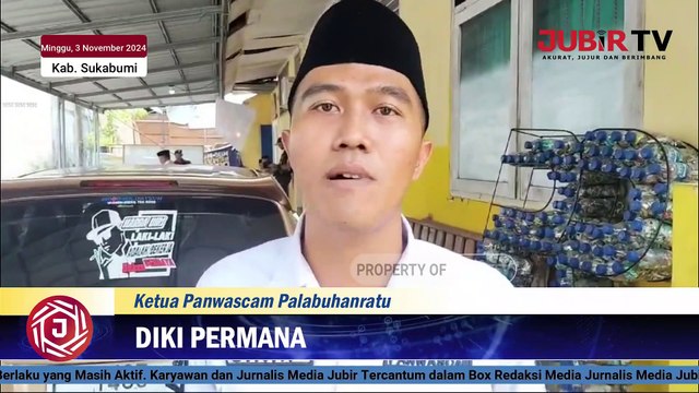 189 Anggota PTPS Kecamatan Palabuhanratu Resmi Dilantik Bawaslu Sukabumi