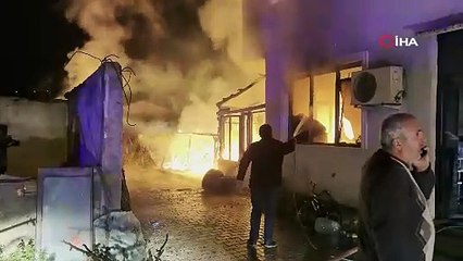 Düzce'de yangın paniği! Alev alev yandı!