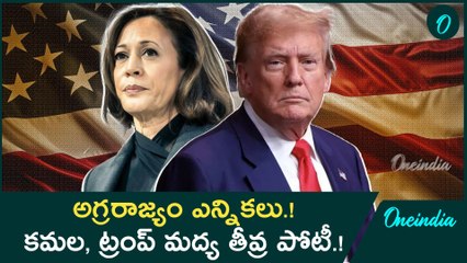 మరికొద్ది గంటల్లో అగ్రరాజ్యం ఎన్నికలు.! కమల, ట్రంప్ మద్య తీవ్ర పోటీ.! | Oneindia Telugu