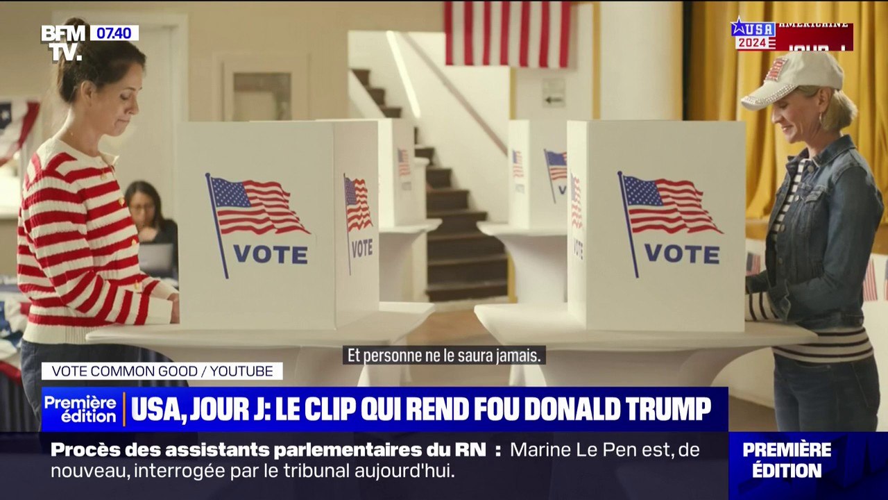 Présidentielle américaine: ce spot publicitaire pro-démocrate avec la voix de Julia Roberts rend fou Donald Trump