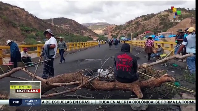 Gobierno del Presidente Luis Arce inició operativos de desbloqueo de carreteras