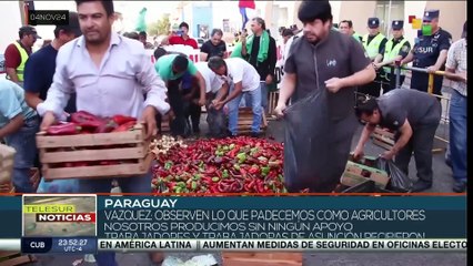 Población rural de Paraguay padece falta de políticas que aseguren mercados para sus productos