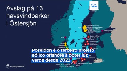 Suécia rejeita candidaturas para treze parques eólicos offshore por motivos de segurança