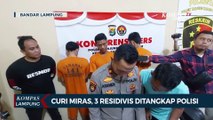 Gara-Gara Curi Miras, 3 Residivis Sempoyongan Ditangkap Polisi