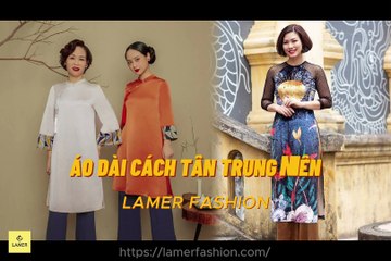 Áo dài cách tân trung niên