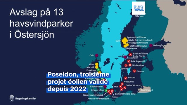 En Suède, le gouvernement retoque 13 projets de parcs éoliens offshore