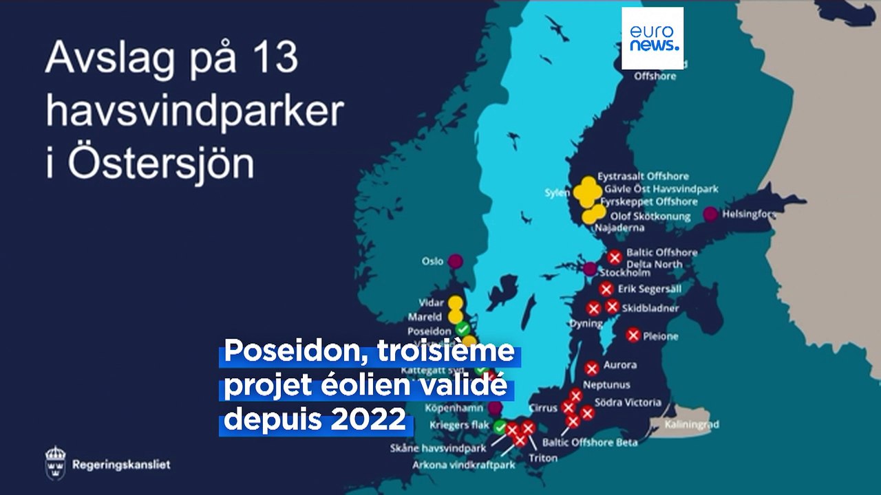 En Suède, le gouvernement retoque 13 projets de parcs éoliens offshore