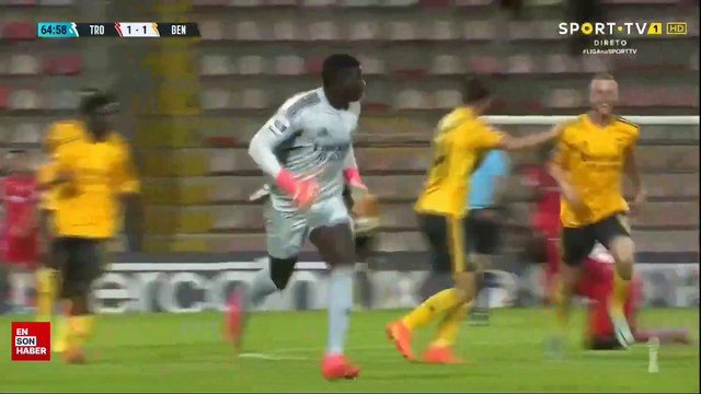 Samuel Soares kaleden kaleye gol attı
