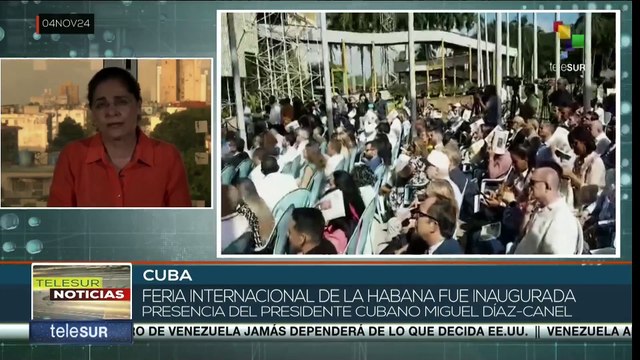 Feria Internacional de La Habana fue inaugurada en presencia del presidente cubano Miguel Díaz-Canel